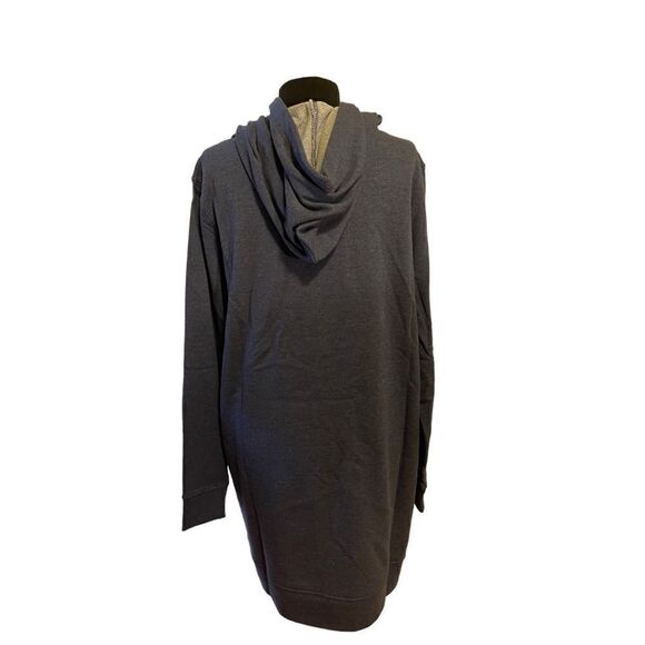 NWT  blue Calvin Klein Women's Size L  Performance Logo Fleece Hoodie - Picture 4 of 11